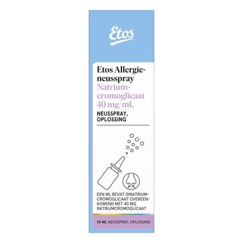 Etos Allergieneusspray Natriumcromoglicaat 40 mg/ml 10 ML