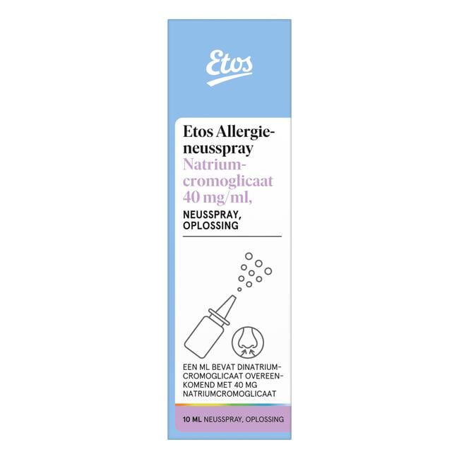 Etos Allergieneusspray Natriumcromoglicaat 40 mg/ml 10 ML