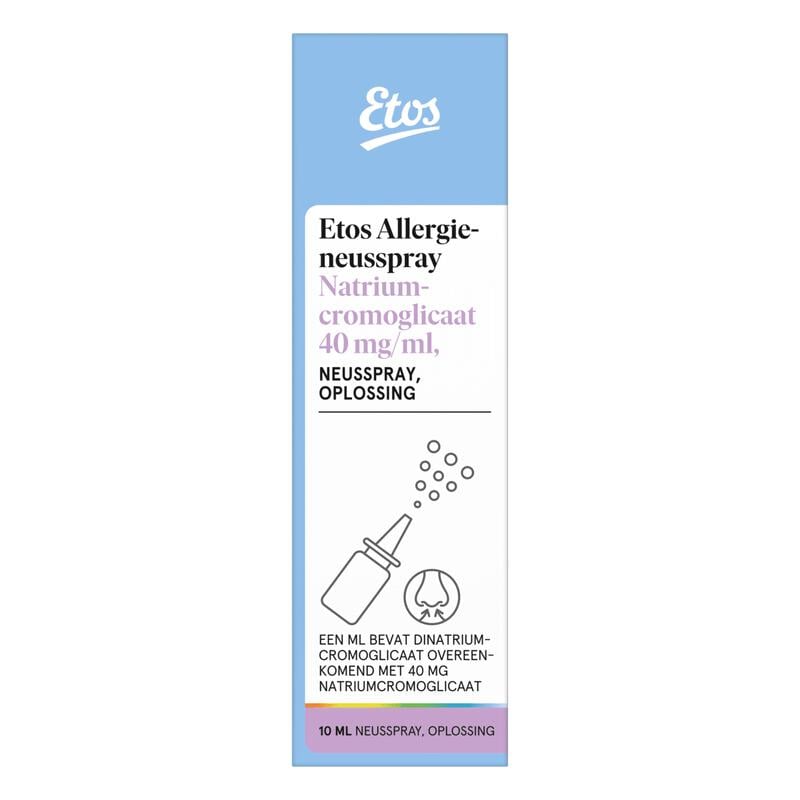 Etos Allergie Neusspray Natriumcromoglicaat 40 MG/ML 10 ML