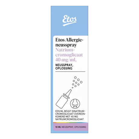 Etos Allergie Neusspray Natriumcromoglicaat 40 MG/ML 10 ML