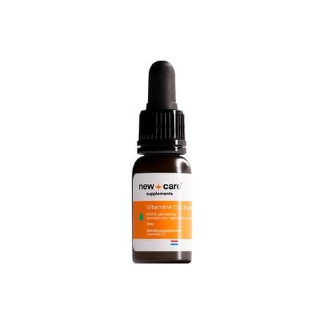 New Care Vitamine D3 Druppels 10mcg Plantaardig 10 ML