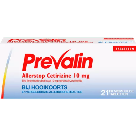 Prevalin Allerstop Hooikoorts 10 MG Tabletten 21 stuks