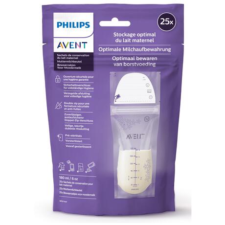 Philips Avent Bewaarzakken Moedermelk 25 stuks
