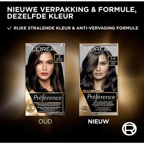 L'Oréal Paris Préférence 3 Donkerbruin Haarverf
