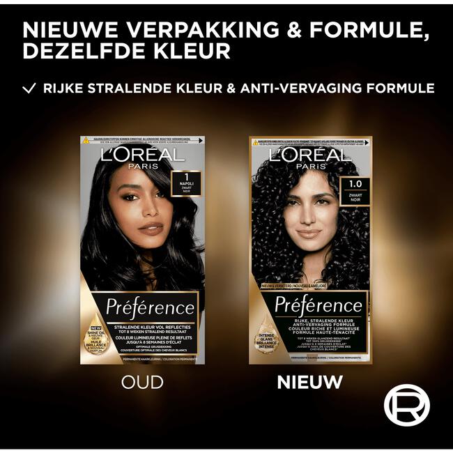 L'Oréal Paris Préférence Permanente Haarverf 1.0 Napoli