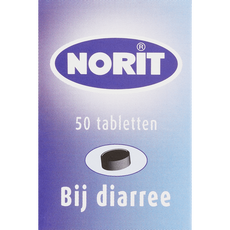 Norit 125 mg 50 tabletten