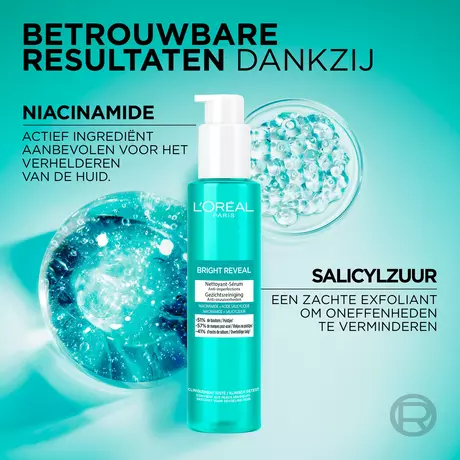 L'Oréal Paris Bright Reveal Gezichtsreiniger met Niacinamide 150 ML