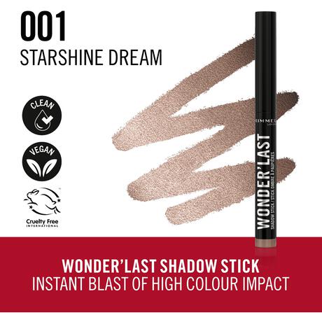 Rimmel London Wonder'last Oogschaduw Stick 001 Starshine Dream 1.64 G