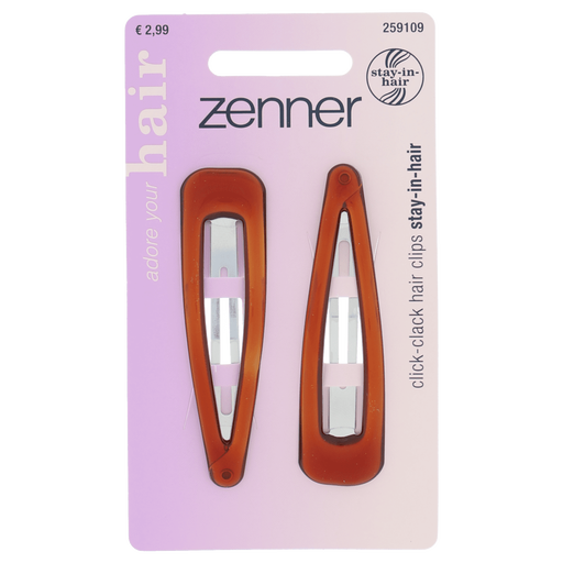 Zenner Klik-klak haarspeld kids 2x stay-in-hair