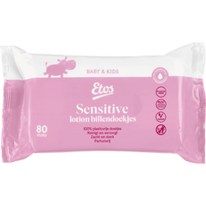 Etos Baby Lotion Doekjes Sensitive Plasticvrij 80 stuks
