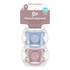 Etos Fopspeen 6-18 Maanden Roze/Violet 2 stuks