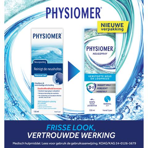 Physiomer Normal Jet Neusspray bij Verkoudheid 135 ML
