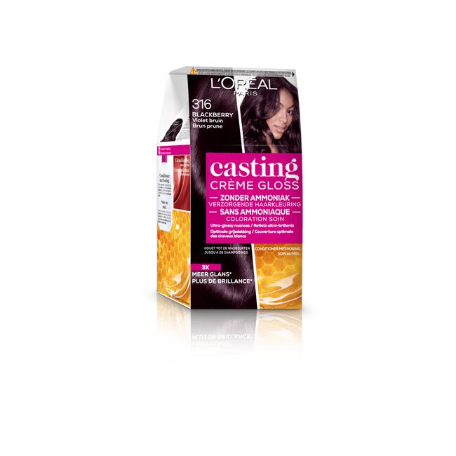 L'Oréal Paris Casting Crème Gloss Haarverf 316 Blackberry Violet Bruin