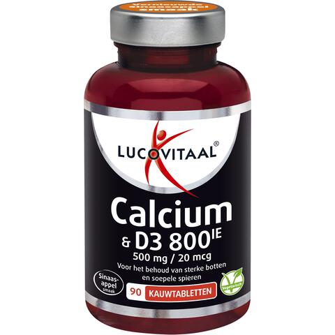 Lucovitaal Calcium & D3 800IE 500 mg Tabletten 90 stuks