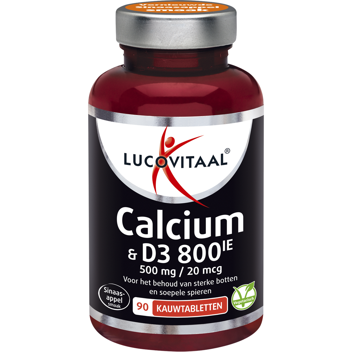 Lucovitaal Calcium & D3 800IE 500 mg Tabletten 90 — 90 stuks