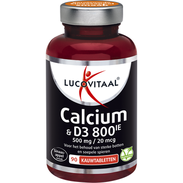 Lucovitaal Calcium & D3 800IE 500 mg Tabletten 90 — 90 stuks