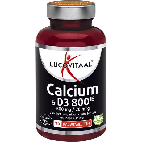 Lucovitaal Calcium & D3 800IE 500 mg Tabletten 90 stuks