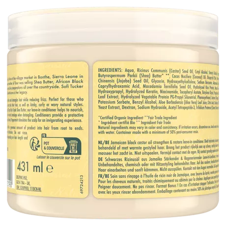 Shea Moisture Jamaican Black Castor Oil Leave in Conditioner 431 ML