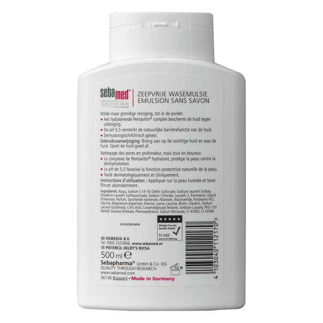 Sebamed Zeepvrije Wasemulsie 500 ML