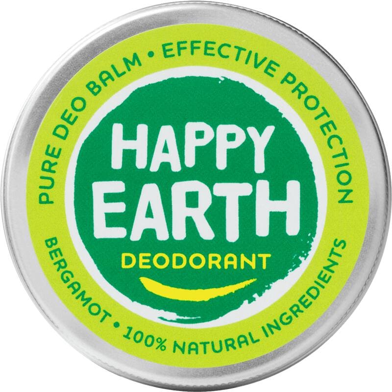 Happy Earth 100% Natuurlijke Bergamot Deodorant Balm 45 gram