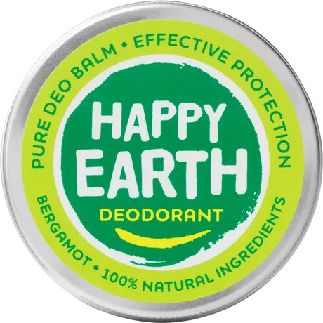 Happy Earth 100% Natuurlijke Bergamot Deodorant Balm 45 gram