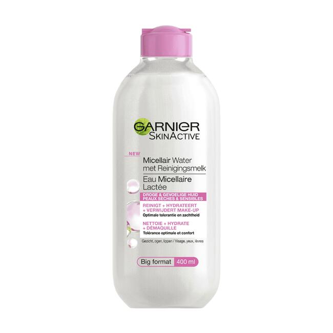 Garnier SkinActive Micellair Reinigingswater met Reinigingsmelk 400 ML