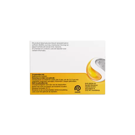 Strepsils Citroen & Honing Zuigtabletten 36 Stuks