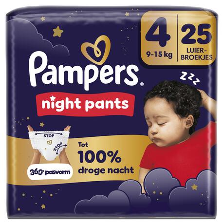 Pampers Baby Dry Night Pants Luiersbroekjes Maat 4 9-15 KG 25 stuks