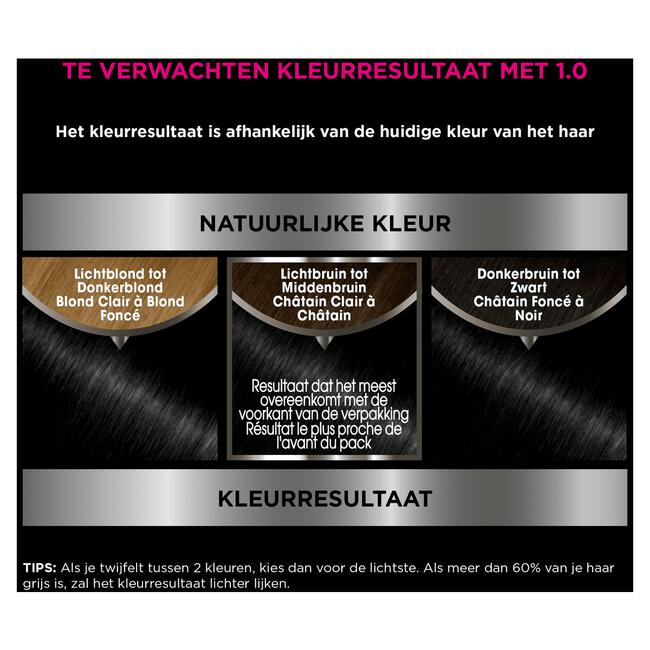 Garnier Olia Permanente Haarverf 1.0 Nacht Zwart