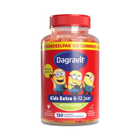Dagravit Kids-Xtra 6-12 jaar Vitaminions 120 gummies