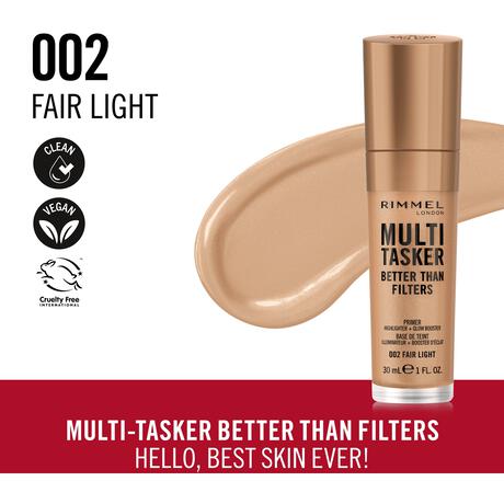 Rimmel London Multi-Tasker Better Than Filters Primer 002 Fair Light