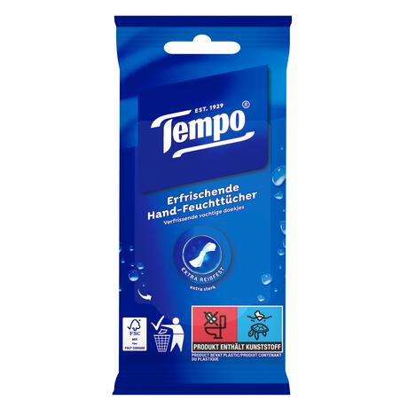 Tempo Fresh To Go Classic Vochtige Doekjes 10 stuks