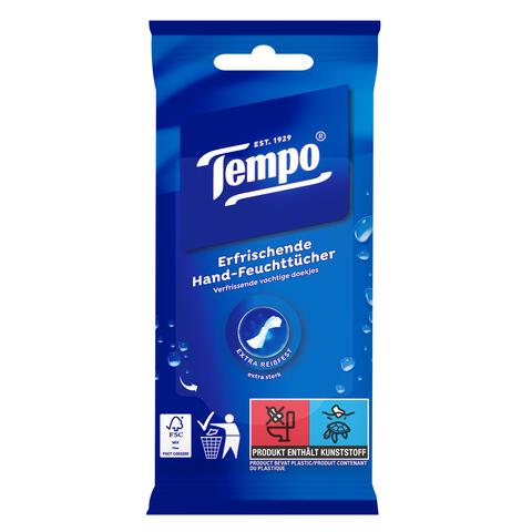 Tempo Fresh To Go Classic Vochtige Doekjes 10 stuks