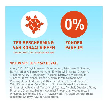 Vision Zonnebrand SPF30 Spray 180 ML