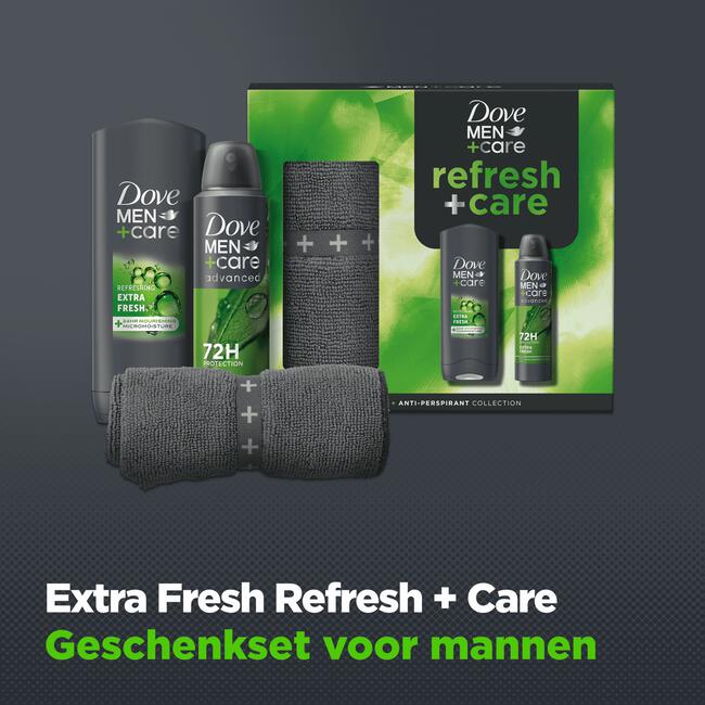 Dove Men + Care Extra Fresh giftset met handdoek