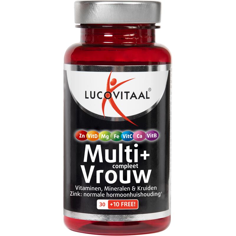 Lucovitaal Multi+ Compleet Vrouw Tabletten 40 stuks