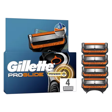 Gillette ProGlide Power Navulmesjes 4 stuks