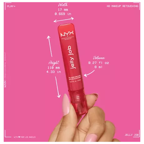 NYX Professional Makeup Jelly Job Lipgloss 12 Jelly Squeeze Oranje