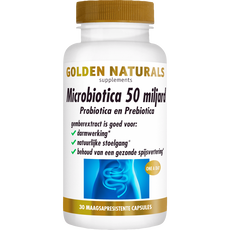 Golden Naturals Microbiotica 50 Miljard Capsules 30 stuks