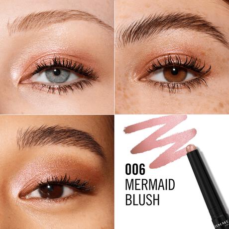 Rimmel London Wonder'last Oogschaduw Stick 006 Mermaid Blush 1.64 G