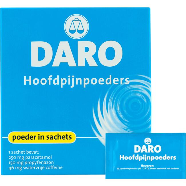 Daro Hoofdpijnpoeders 20 Sachets