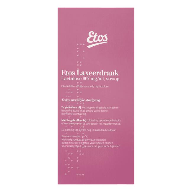 Etos Laxeerdrank Lactulose 667 MG/ML Stroop