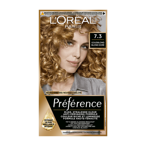 L'Oréal Paris Préférence Permanente Haarverf 7.3 Floride