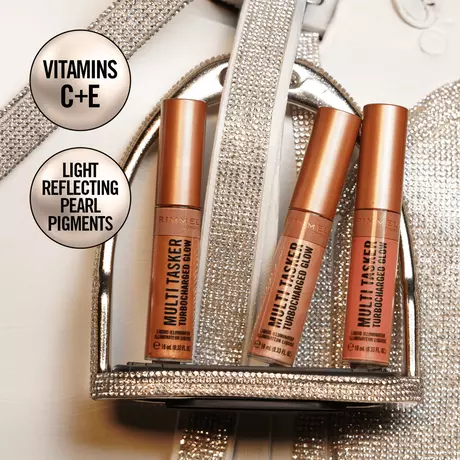 Rimmel London Multi-Tasker Turbocharged Glow Liquid Illuminator Blush 002