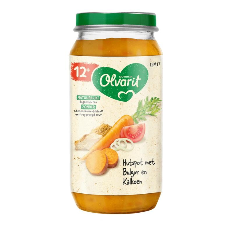 Olvarit Hutspot Bulgur Linzen 12+ Maanden 100 gram