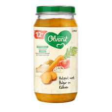 Olvarit Hutspot met Bulgur en Linzen 12 maanden
