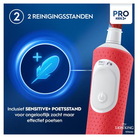 Oral-B Pro Kids 3+ Lion King Elektrische Tandenborstel by Braun