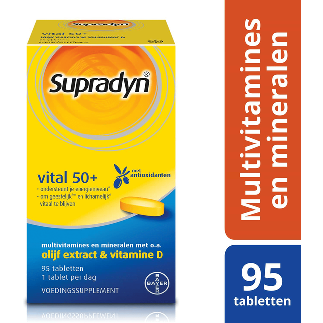 supradyn vital 50 multivitamines voor vijftigplussers 95 tabletten