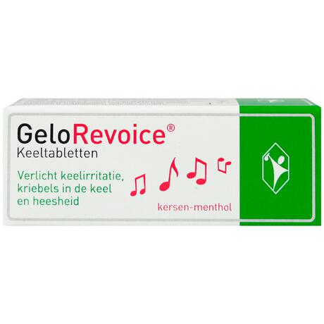 GeloRevoice Keeltabletten kersen-menthol 10 stuks