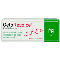 GeloRevoice Keeltabletten kersen-menthol 10 stuks